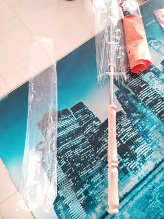 Patrón y armazón sombrilla encaje