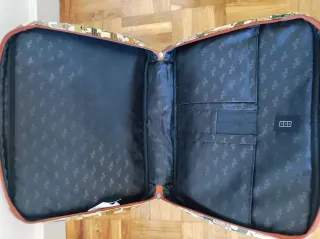 Maletín con estampado de gatos