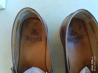 Scarpe Berwick Doppia Fibbia Marrone Tg. 40