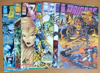BRIGADE. Image comics. Lote de 7 cómics grapa.