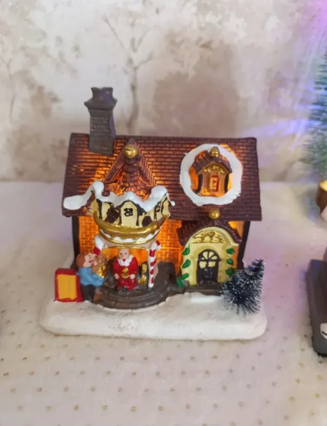 Conjunto de 3 casas decorativas