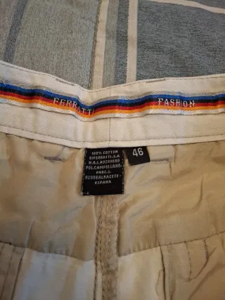 3 Pantalones clásicos hombre talla 46
