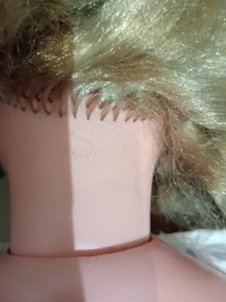 Muñeca antigua vintage vestido floral