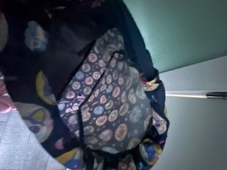 Mochila Estampado Gatos Azul Multicolor