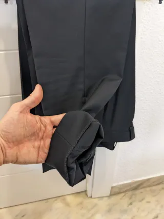 Traje Purificación García Azul Oscuro 100% Lana