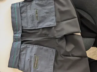 Traje Purificación García Azul Oscuro 100% Lana