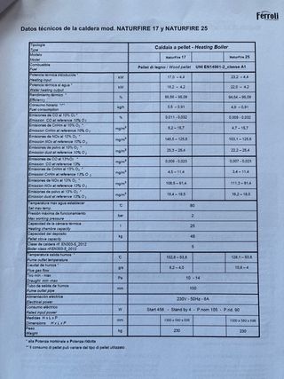 Caldera Ferroli Naturfire 25