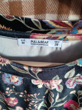 Vestido floral Pull&Bear talla M