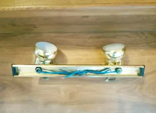 Aplique de pared con focos orientables