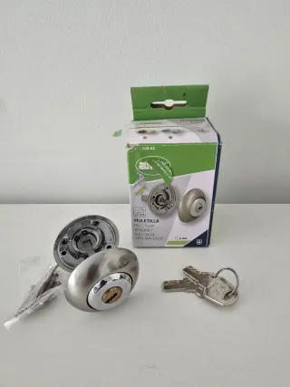 Muletilla Cromo Mate con Llaves