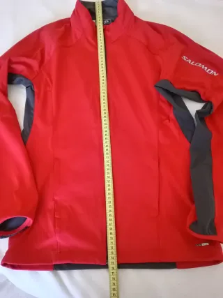 Chaqueta Salomon Talla S Roja y Gris