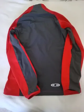 Chaqueta Salomon Talla S Roja y Gris