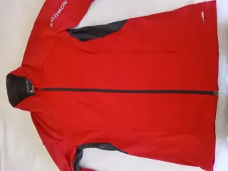 Chaqueta Salomon Talla S Roja y Gris