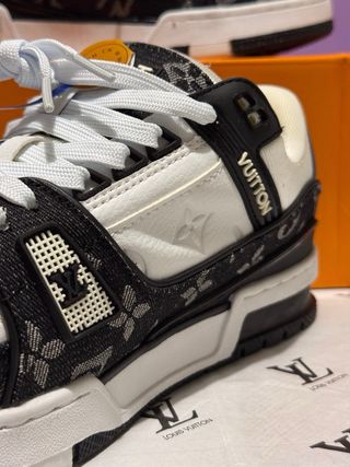 Scarpe Louis Vuitton Uomo Nero Bianco