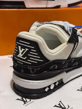 Scarpe Louis Vuitton Uomo Nero Bianco