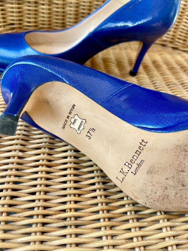 Zapatos de tacón L.K. Bennett azul