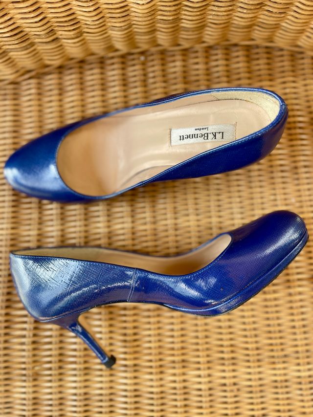 Zapatos de tacón L.K. Bennett azul