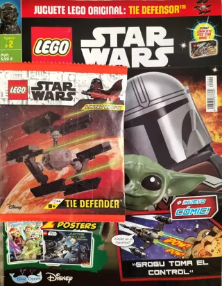 Revistas Lego Star Wars con figura