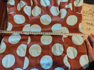 Traje de Flamenca Marrón Lunares con bolso a juego