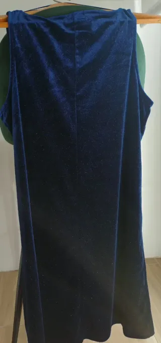 Vestido brillante azul talla XL