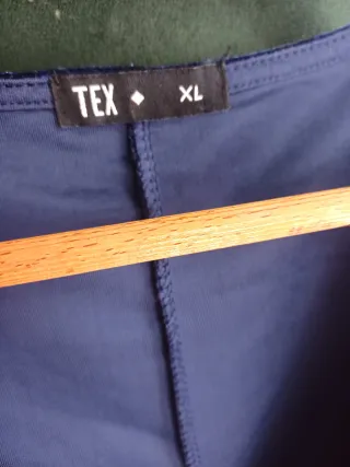 Vestido brillante azul talla XL