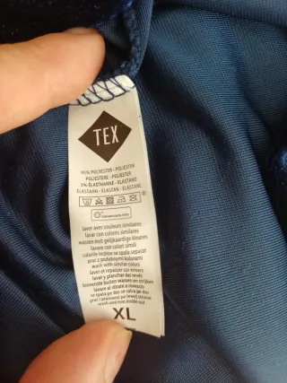 Vestido brillante azul talla XL