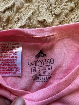 Camiseta sin mangas Top Adidas niña 9-10 años