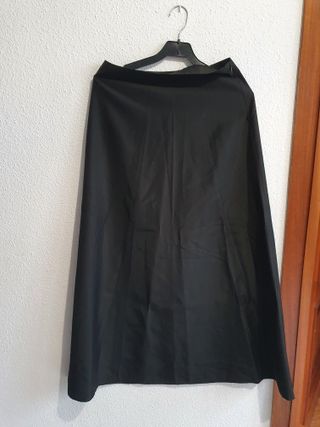Falda larga fiesta negra
