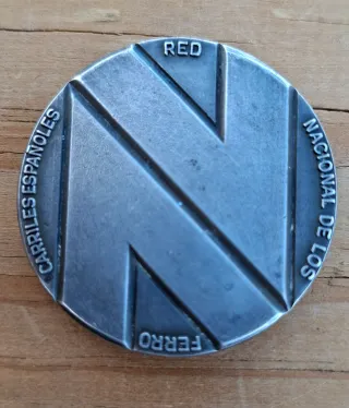 Medalla Plata Universidad Ramal Ferroviario 1975
