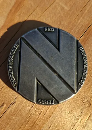 Medalla Plata Universidad Ramal Ferroviario 1975