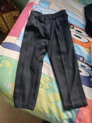 Traje Chaqueta Niño Gris Oscuro Talla 4-5