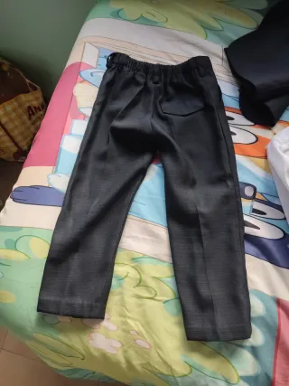 Traje Chaqueta Niño Gris Oscuro Talla 4-5