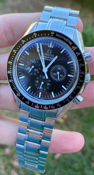 Omega Speedmaster Reloj Automático Negro Plata