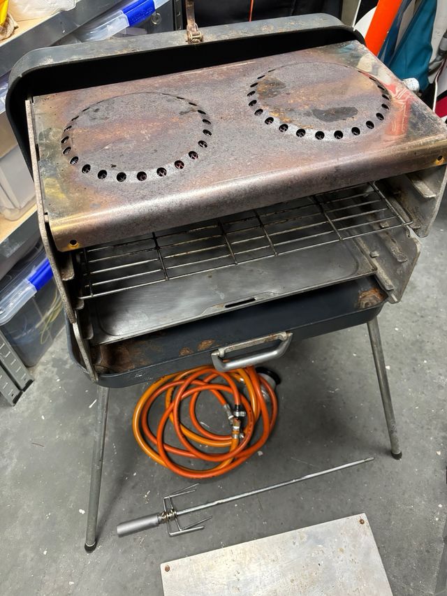 Barbacoa a gas Cramer Classic con valigetta