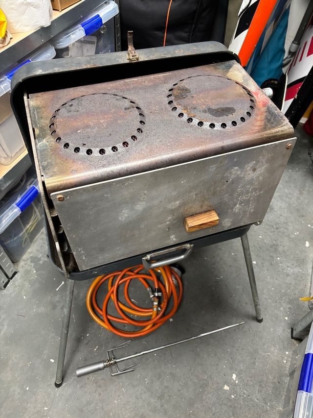 Barbacoa a gas Cramer Classic con valigetta