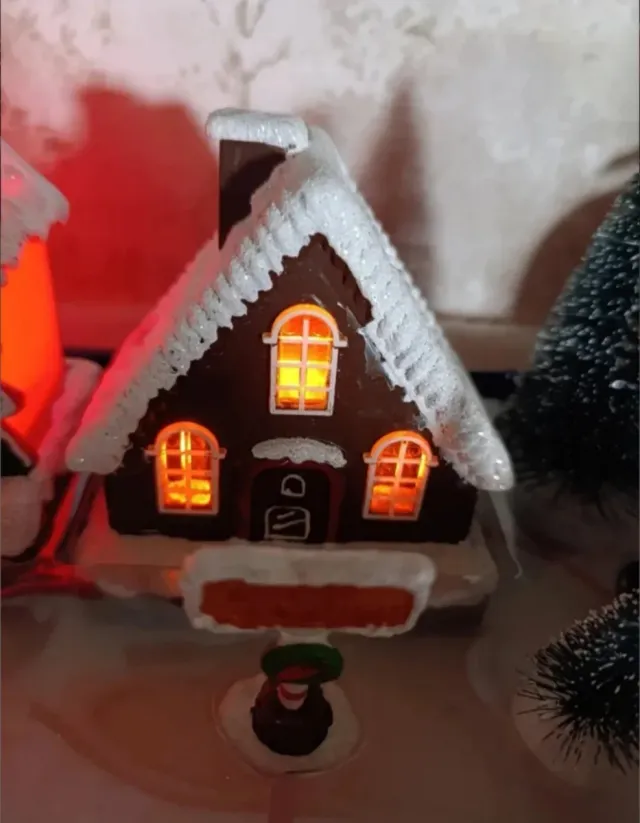 Conjunto de Casas de Pan de Jengibre para Natal