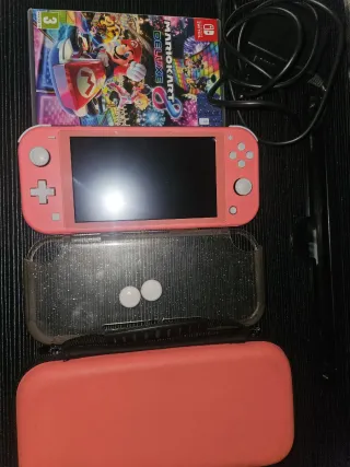 Nintendo Switch Lite Rosa + Mario Kart 8