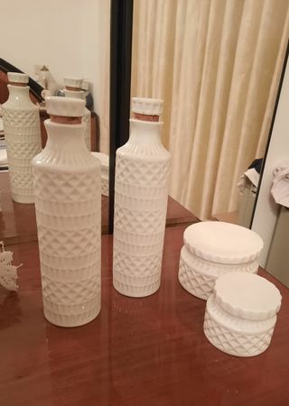 Set Ceramica Os Castros: Bottiglie e Barattoli