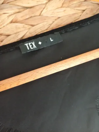 Vestido fiesta terciopelo negro talla L