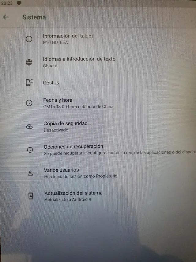 Tablet Teclast P10 HD Negra
