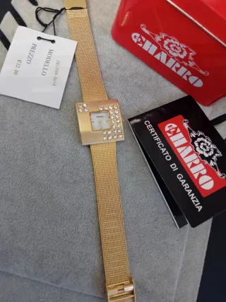 Orologio donna Charro oro con strass