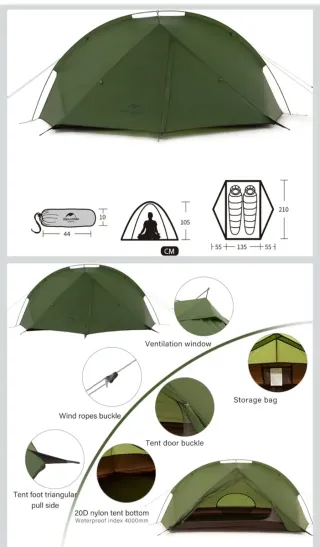 Tenda Naturehike Tagar2 superlight