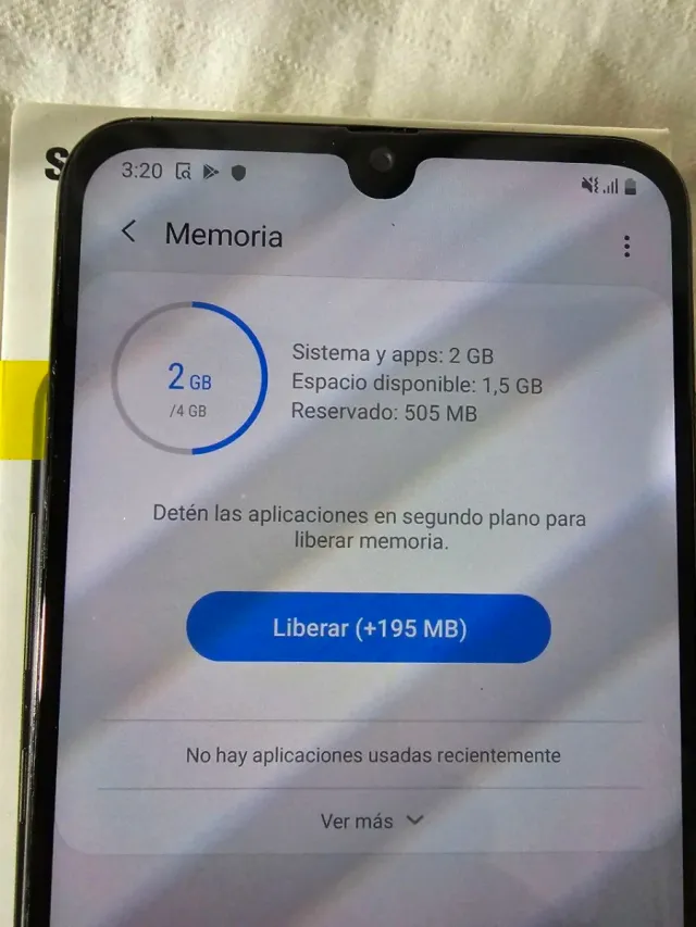 Samsung Galaxy A50, 4gb de ram y 128gb