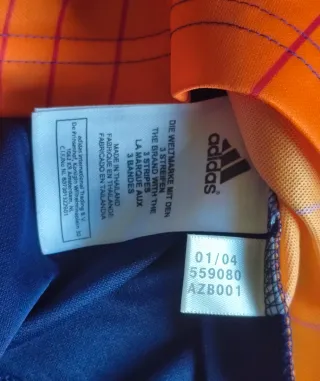 Camiseta de portero Adidas 2004 Codos acolchados