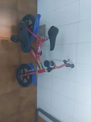 Bicicleta Spiderman Roja Infantil