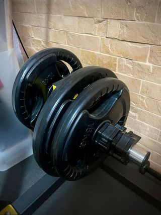 Rack de gimnasio completo