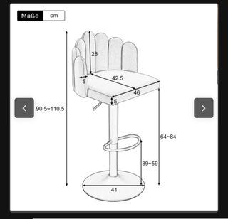 2 Taburetes Acolchados Beige