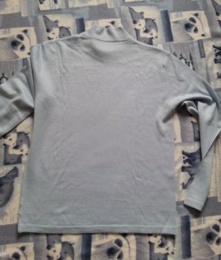 Dolcevita donna lana celeste taglia M