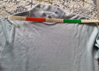 Dolcevita donna lana celeste taglia M