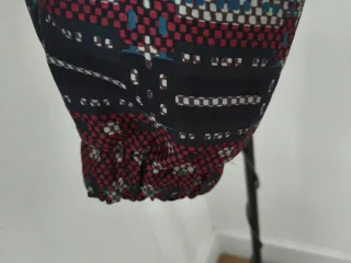 Pantalón Zara Woman Estampado Vintage